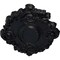 Ekena Millwork Kinsley Flowing Leaf Ceiling Medallion, Hand-Painted Steel Gray, 30 3/8"W x 20 3/4"H x 1"P CM30KISGS - alternate 2